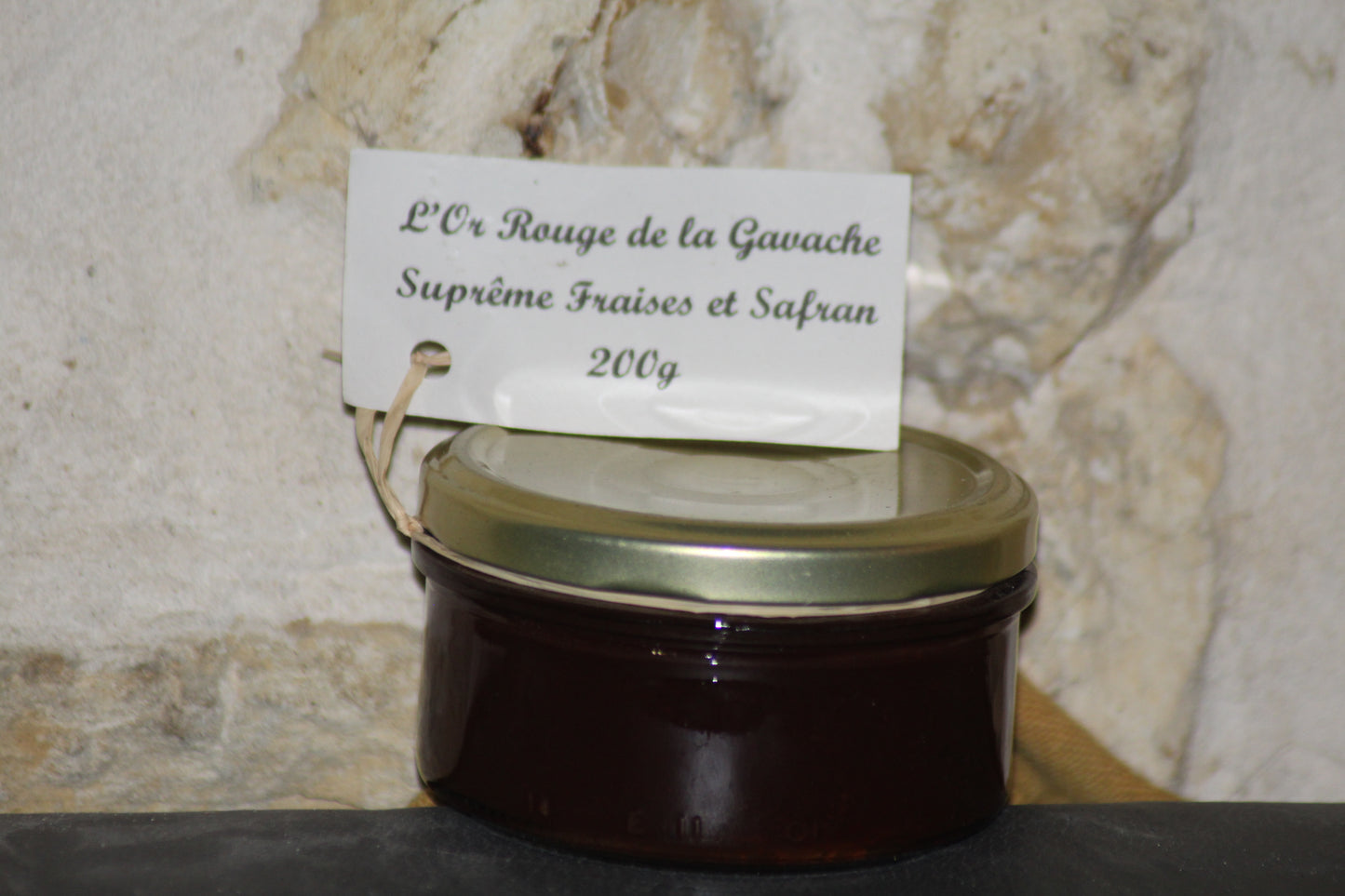 Suprême de fraise au safran - 200g