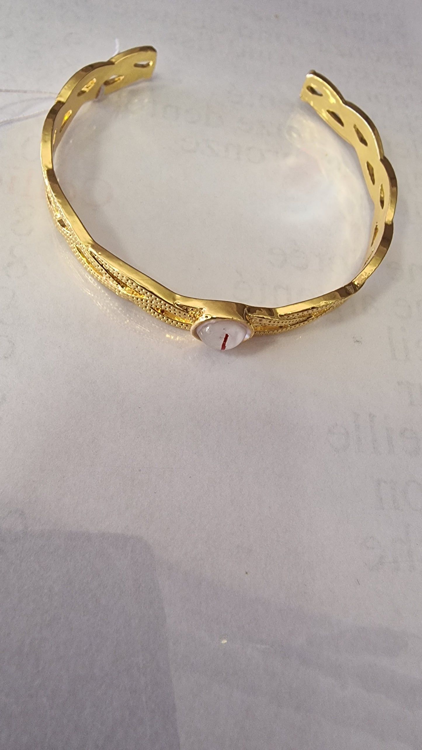 Bracelet Tressé Or ( acier inoxydable )