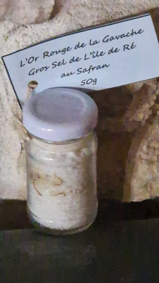 Sel blanc de l’Île de Ré au safran - 50g